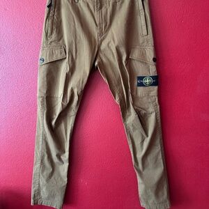 Stone Island Type Re-T Tobacco Brown Cargo Trousers